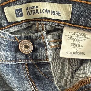 GAP Women’s Original Ultra Low Rise Blue Jeans
